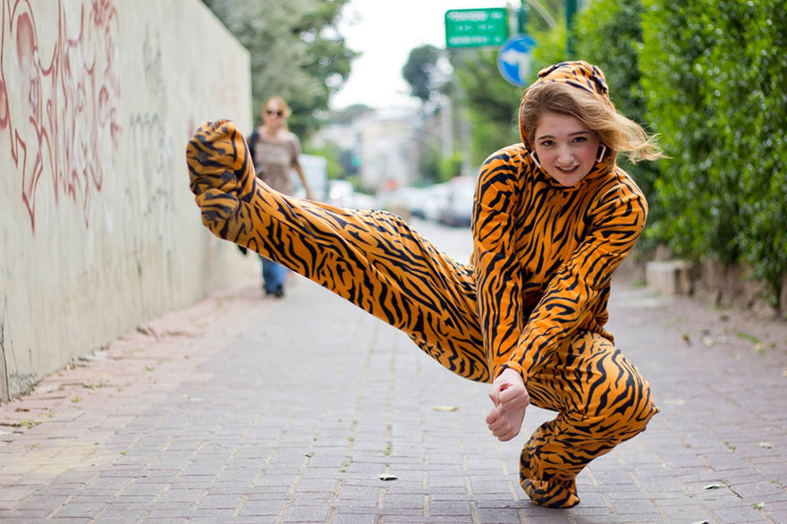 I Talk People Into Posing In A Tiger Suit