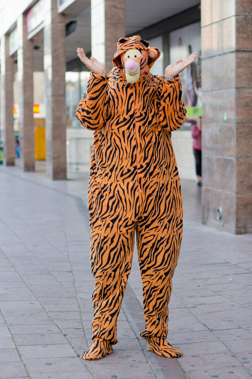 I Talk People Into Posing In A Tiger Suit