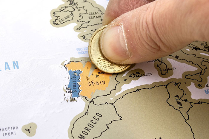 A Scratch-Off World Map That Lets You Track Countries You’ve Visited A Scratch-Off World Map That Lets You Track Countries You’ve Visited