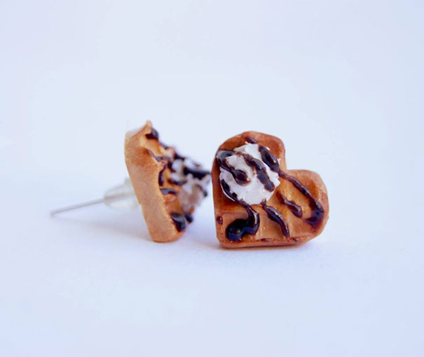 Tiny Cute Food Jewelry I Made From Polymer Clay Tiny Cute Food Jewelry I Made From Polymer Clay