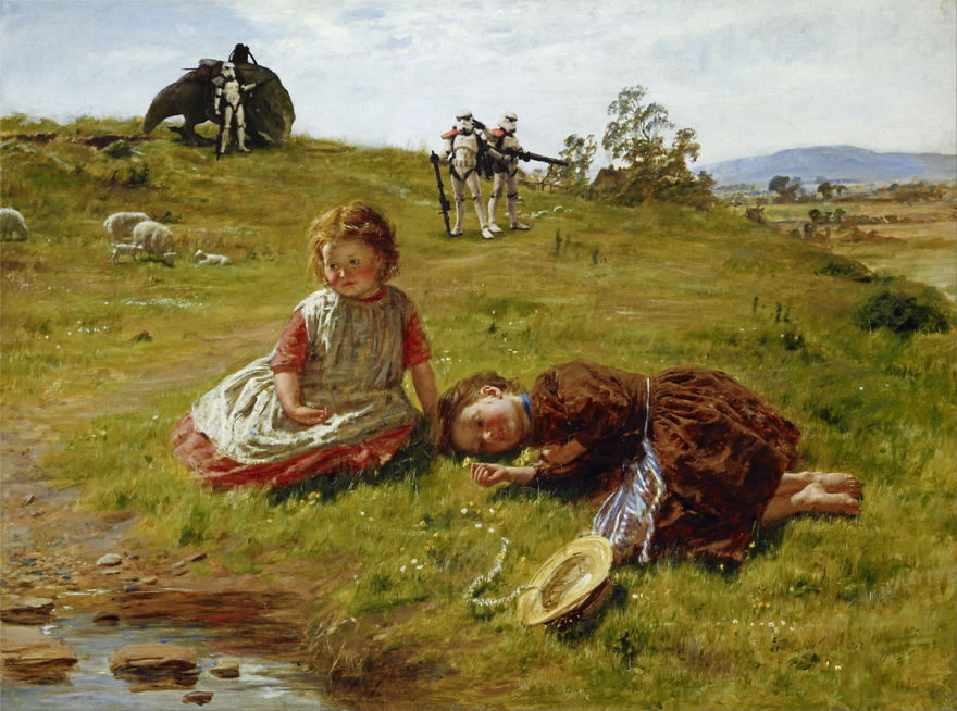 21 More Famous Paintings Reimagined With Star Wars Elements 21 More Famous Paintings Reimagined With Star Wars Elements