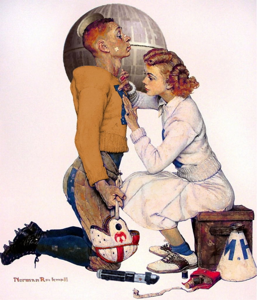 21 More Famous Paintings Reimagined With Star Wars Elements 21 More Famous Paintings Reimagined With Star Wars Elements