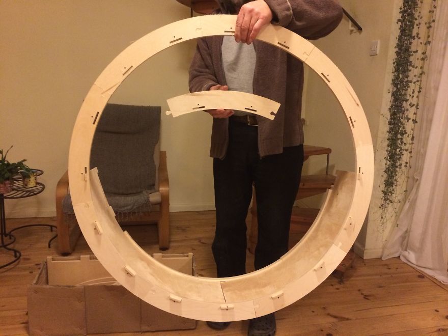 Kuna&#8217;s Wheel: Our Hamster Wheel For Cats