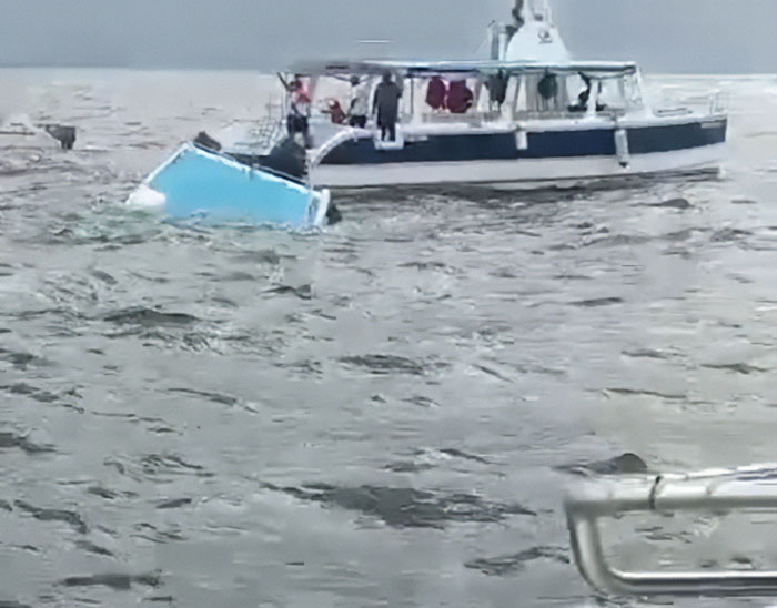 Over 50 Cruise Ship Passengers Left Floating In The Sea After Catamaran Sinks During Excursion Over 50 Cruise Ship Passengers Left Floating In The Sea After Catamaran Sinks During Excursion