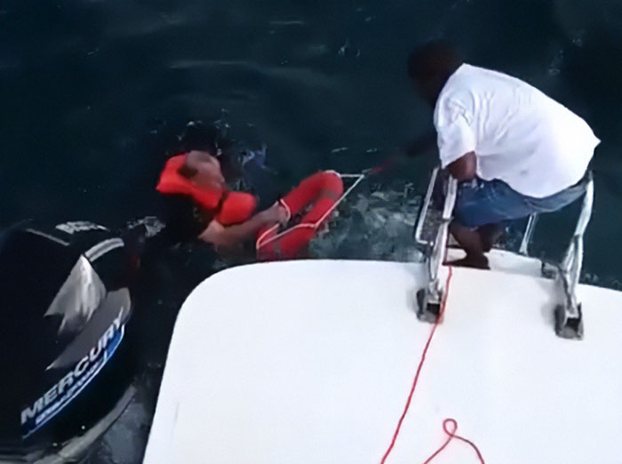 Over 50 Cruise Ship Passengers Left Floating In The Sea After Catamaran Sinks During Excursion Over 50 Cruise Ship Passengers Left Floating In The Sea After Catamaran Sinks During Excursion