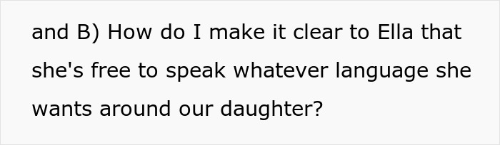 Mom Happy 4YO Is Being Taught Spanish By Nanny, Shocked When Hubby Goes Behind Her Back To Stop It