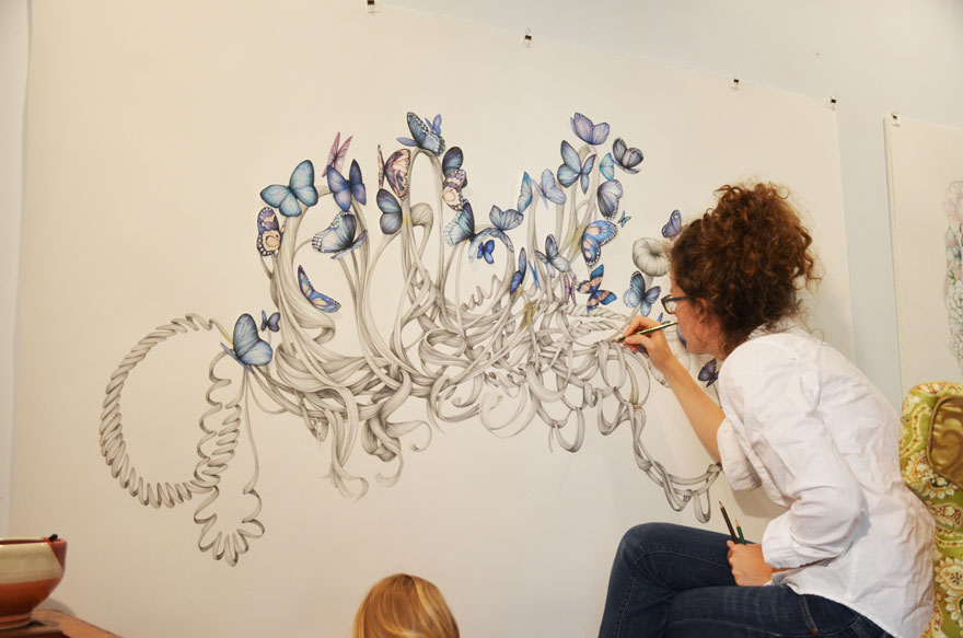 Inner Bits: I Combine Human Organs With Flowers And Butterflies Inner Bits: I Combine Human Organs With Flowers And Butterflies