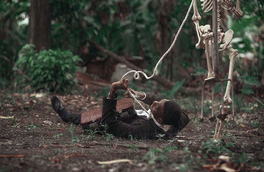 My Haunting Series Captures Self-exploitation And The Capitalist World We Live In My Haunting Series Captures Self-exploitation And The Capitalist World We Live In