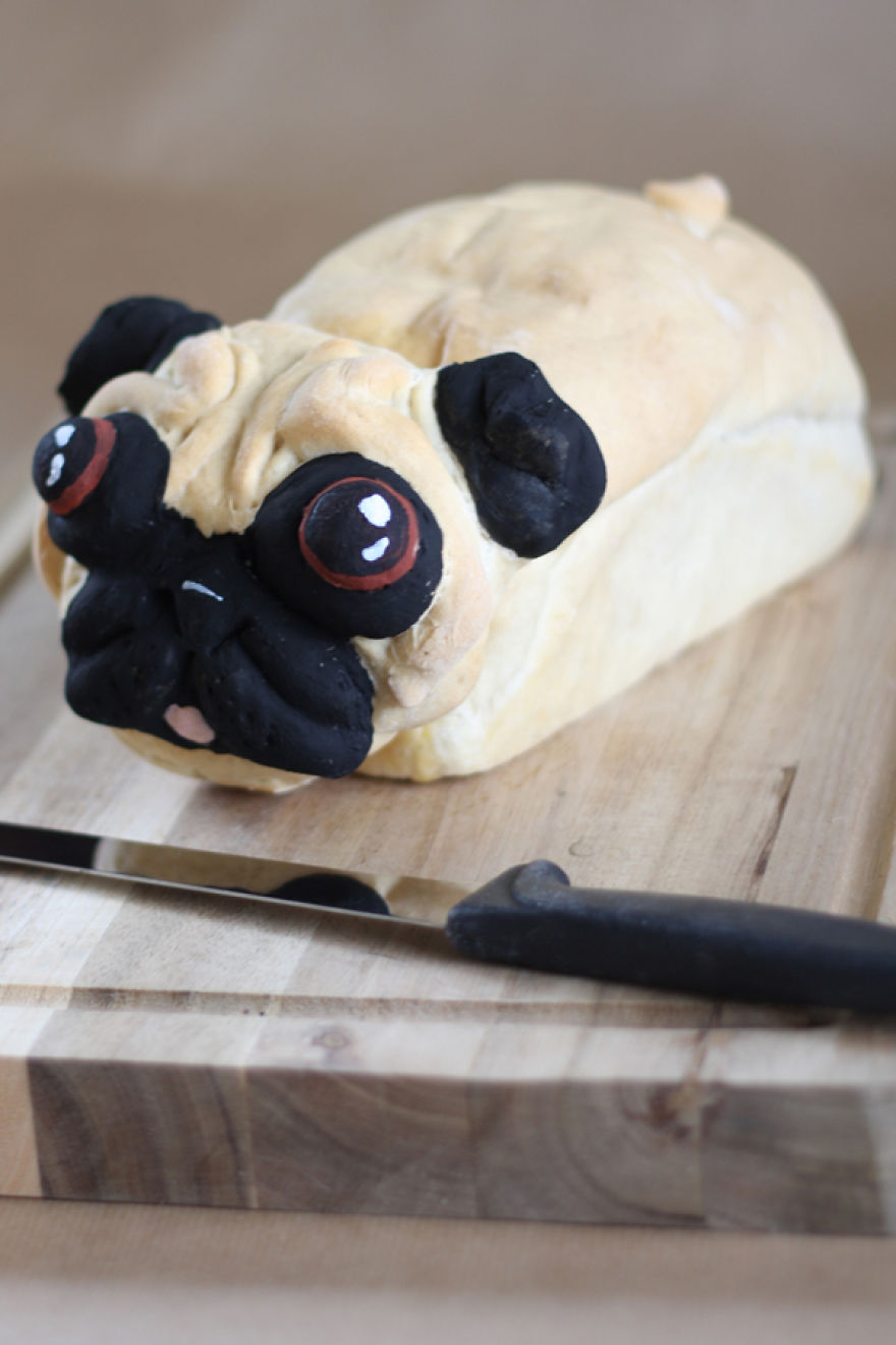 Someone Challenged Me To Make A Pugloaf. Challenge Accepted