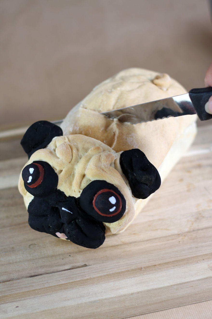 Someone Challenged Me To Make A Pugloaf. Challenge Accepted