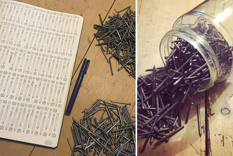 Artist Celebrates Late Grandfather By Drawing Each Of The 100,000+ Items He Left In His Toolshed Artist Celebrates Late Grandfather By Drawing Each Of The 100,000+ Items He Left In His Toolshed