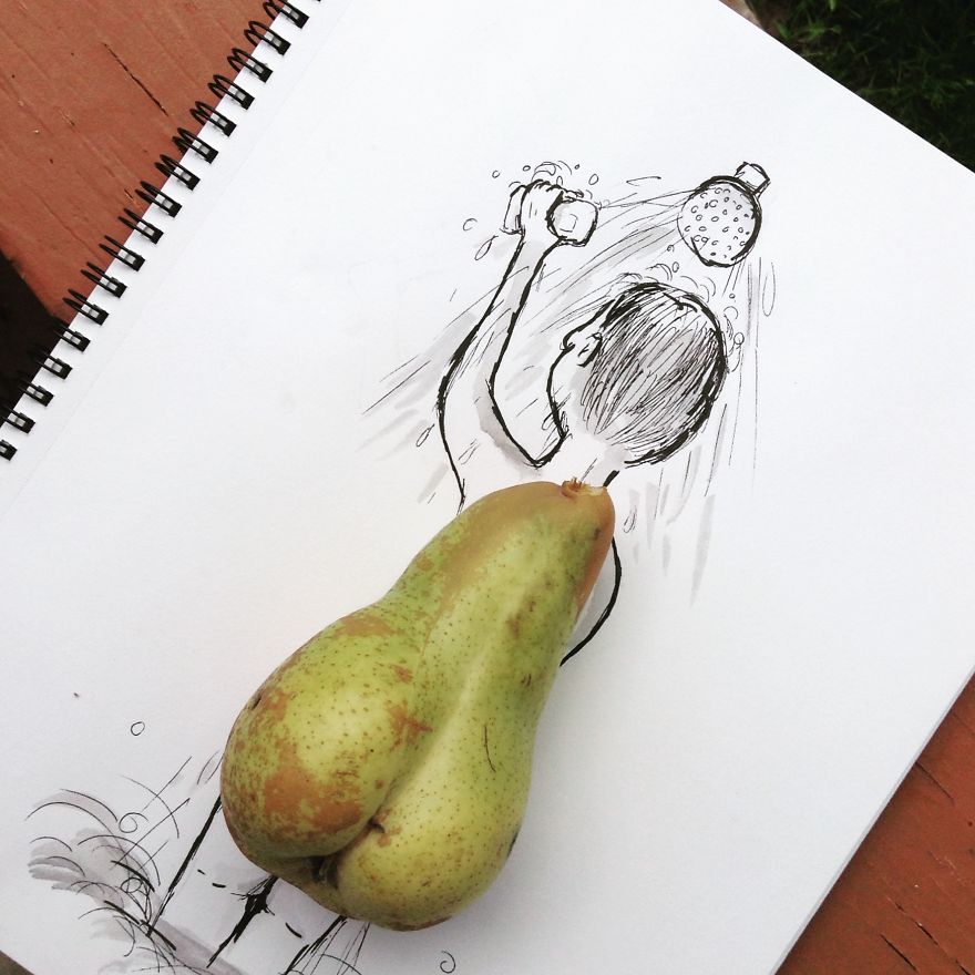 I Create Illustrations Using Everyday Objects (part 4)