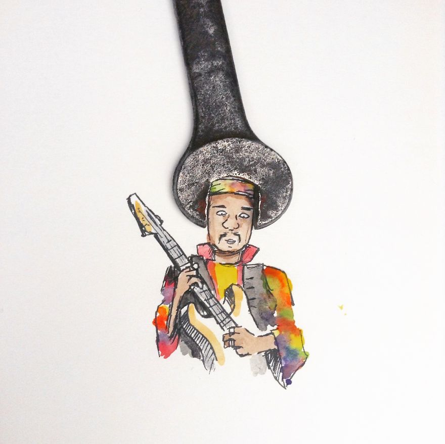 I Create Illustrations Using Everyday Objects (part 4)