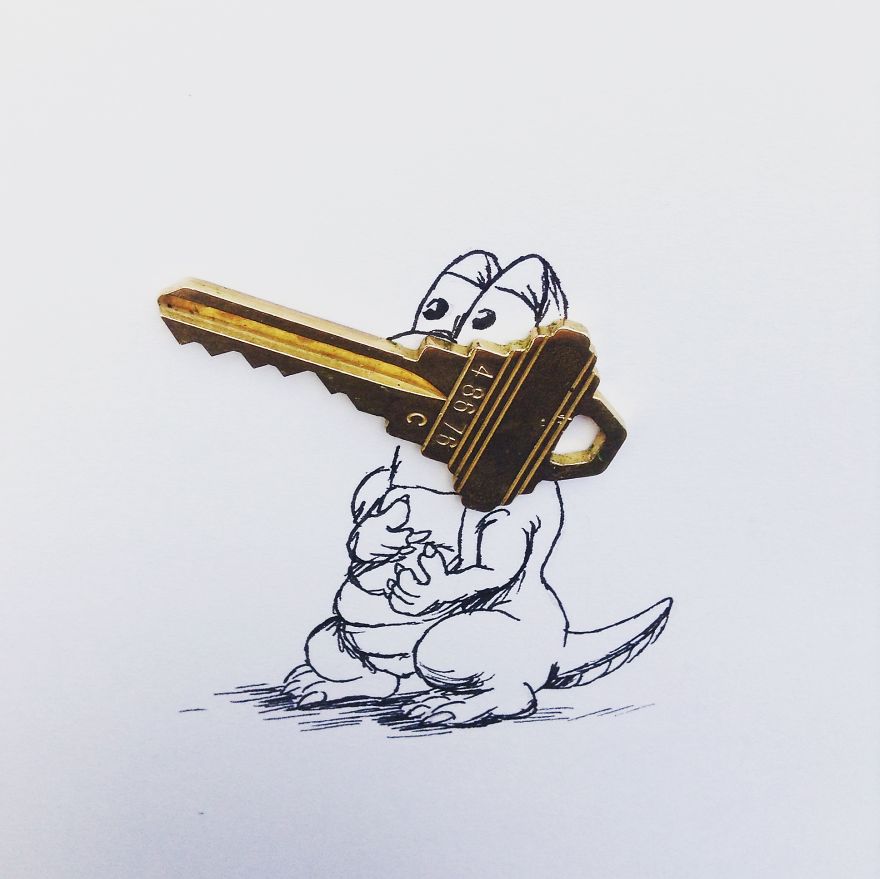 I Create Illustrations Using Everyday Objects (part 4)