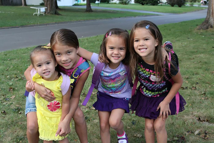 Mom Adopts All 4 Of Her Best Friend’s Daughters After She Died Of Brain Cancer