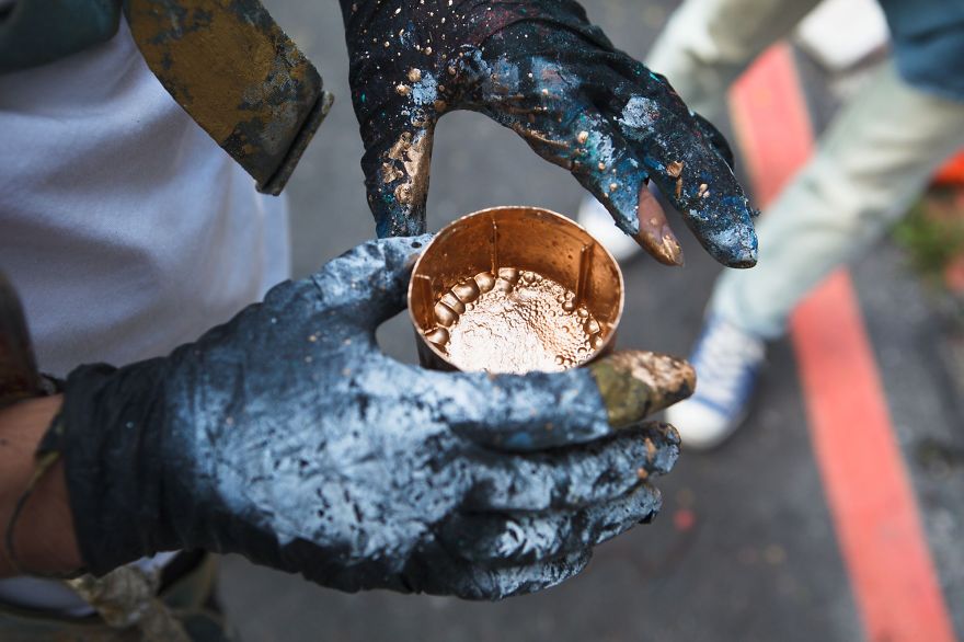 I Painted A Giant Mural Of The Traditional Foshan Lion Dance In Taipei