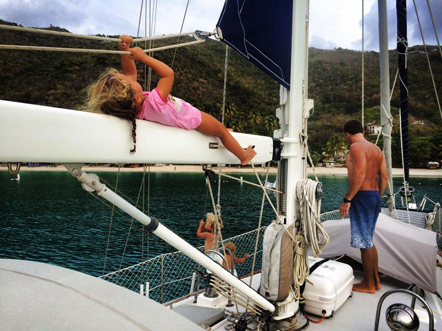 Extreme Parenting: Raising Three Toddlers On A Sailboat In The Caribbean