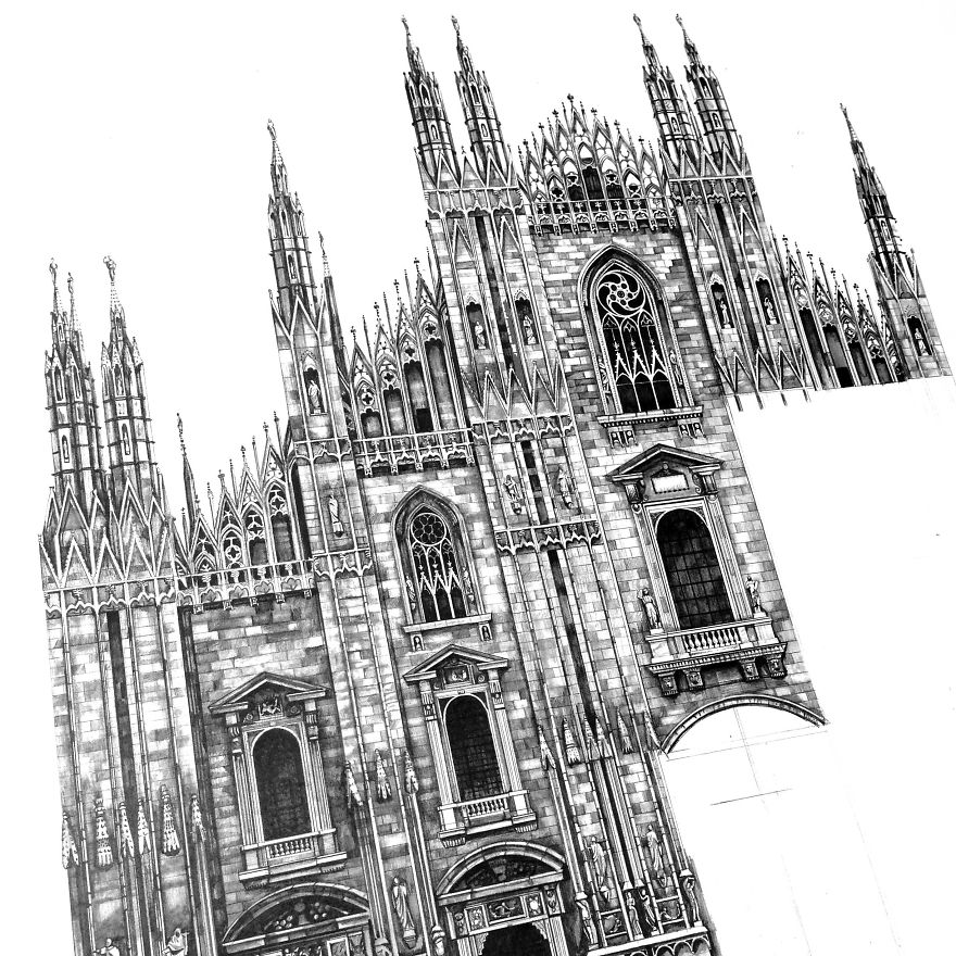 Design Is In The Details: My Photorealistic Drawings Of Famous European Buildings
