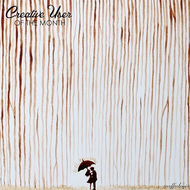 Coffee Leaf Paintings Created With Morning Coffee Leftovers