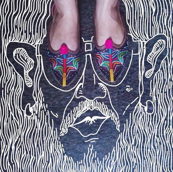 I Add Weird Illustrations To Photos Of My Friends’ Feet I Add Weird Illustrations To Photos Of My Friends’ Feet