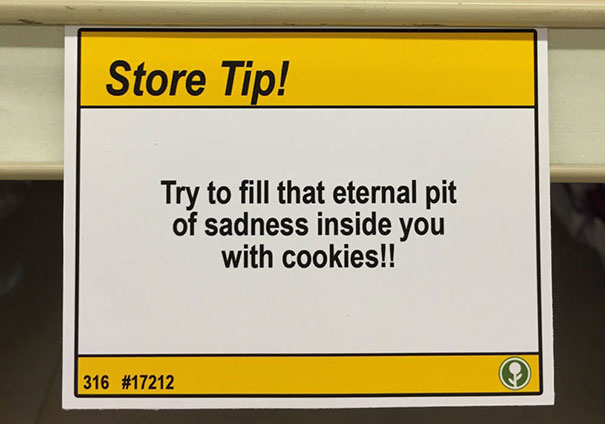 Guy Leaves Hilarious &#8220;Shopping Tips&#8221; In Grocery Store