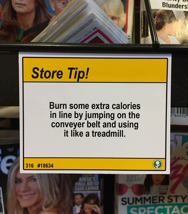 Guy Leaves Hilarious &#8220;Shopping Tips&#8221; In Grocery Store