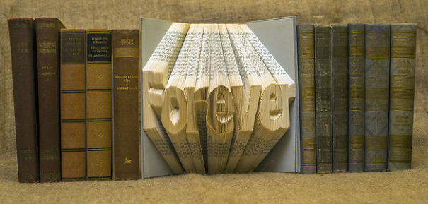 Peter Gives A New Life To Books By Making Origami Sculptures Peter Gives A New Life To Books By Making Origami Sculptures