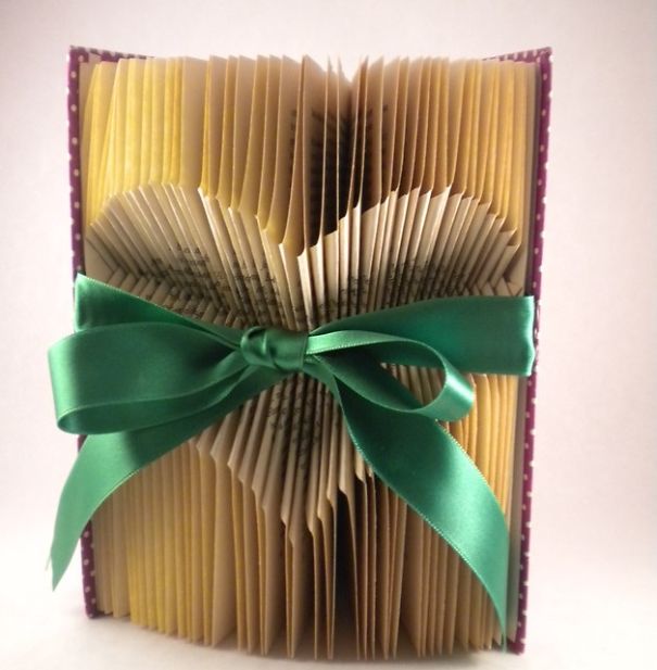 Peter Gives A New Life To Books By Making Origami Sculptures Peter Gives A New Life To Books By Making Origami Sculptures