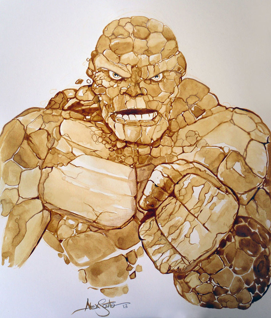 My Coffee Paintings Of Rock & Roll And Pop Culture Characters My Coffee Paintings Of Rock & Roll And Pop Culture Characters