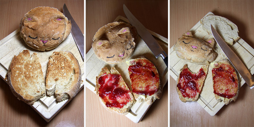 Baker Turns Bread Into Ultra-Cute Catloaf