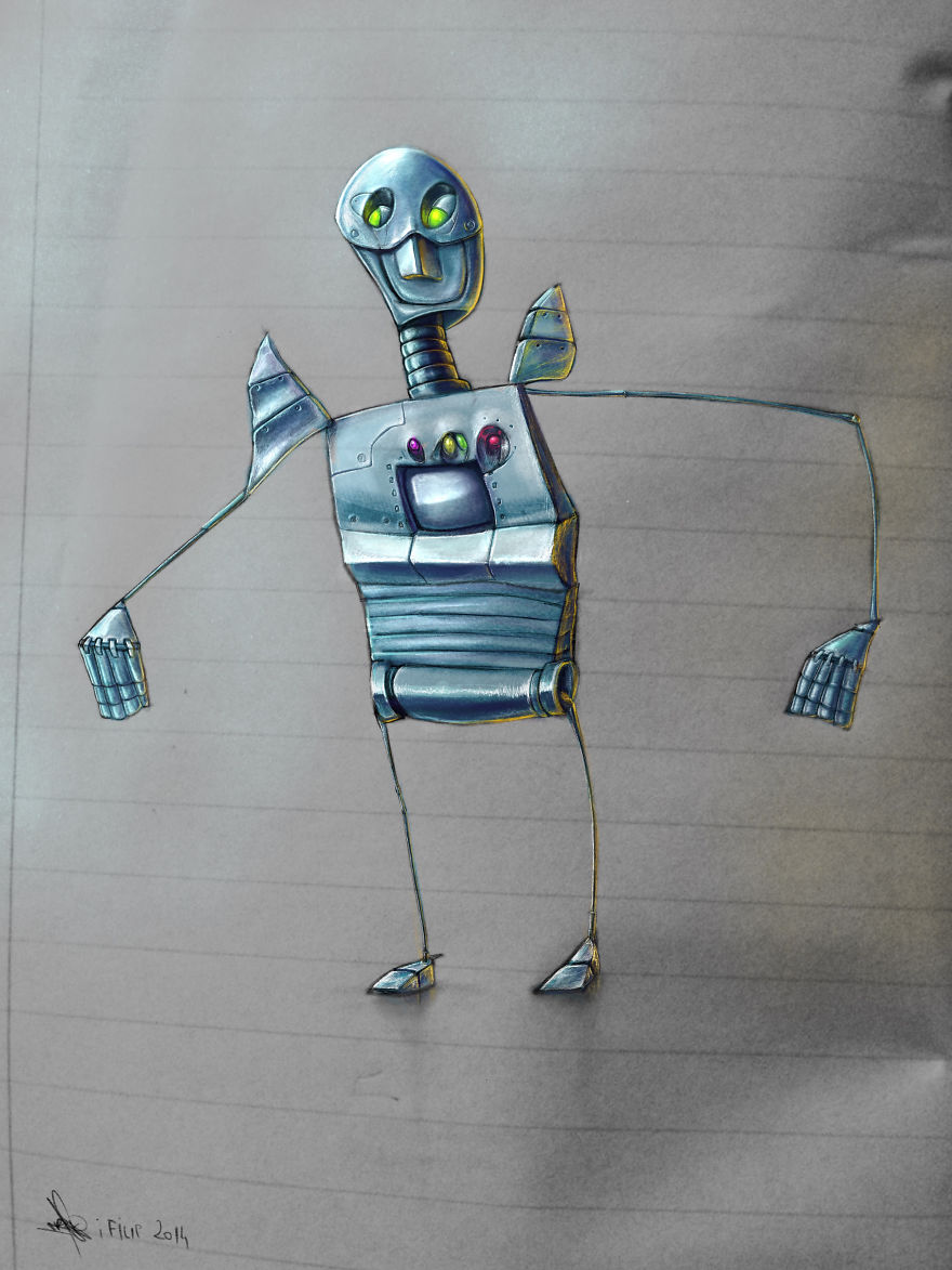 I Made Digital Illustrations Based On My Son’s Drawings I Made Digital Illustrations Based On My Son’s Drawings