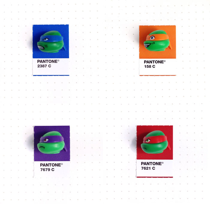 Designer Pairs Pantone Swatches With Tiny Everyday Objects Designer Pairs Pantone Swatches With Tiny Everyday Objects