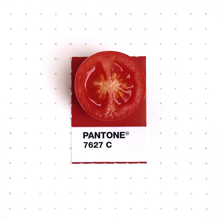 Designer Pairs Pantone Swatches With Tiny Everyday Objects Designer Pairs Pantone Swatches With Tiny Everyday Objects