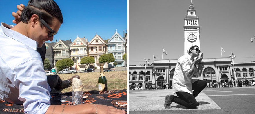 This Guy Took Engagement Photos With A Burrito This Guy Took Engagement Photos With A Burrito