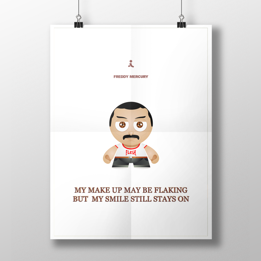 Iconic Characters And Their Quotes Illustrated In Minimalist Posters
