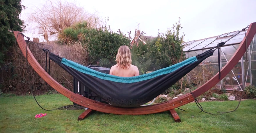 This Hot Tub Hammock Just Might Be The Most Relaxing Thing Ever