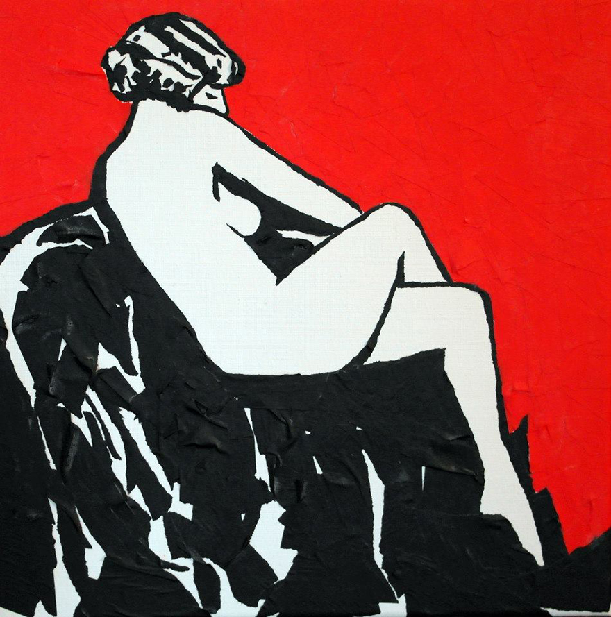 Art Created With Bits Of Ripped Up Tape Art Created With Bits Of Ripped Up Tape