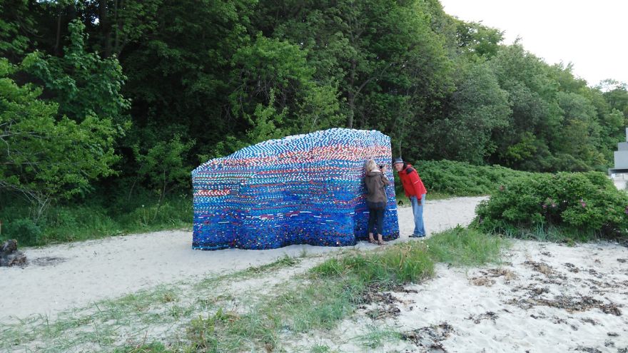 I Collected 75,000+ Used Bottle Caps From My Neighborhood To Build This Pavilion I Collected 75,000+ Used Bottle Caps From My Neighborhood To Build This Pavilion