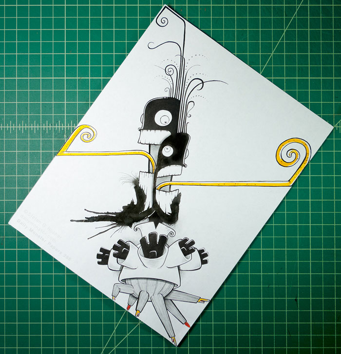 I Create Monsters Out Of Random Ink Blots I Create Monsters Out Of Random Ink Blots