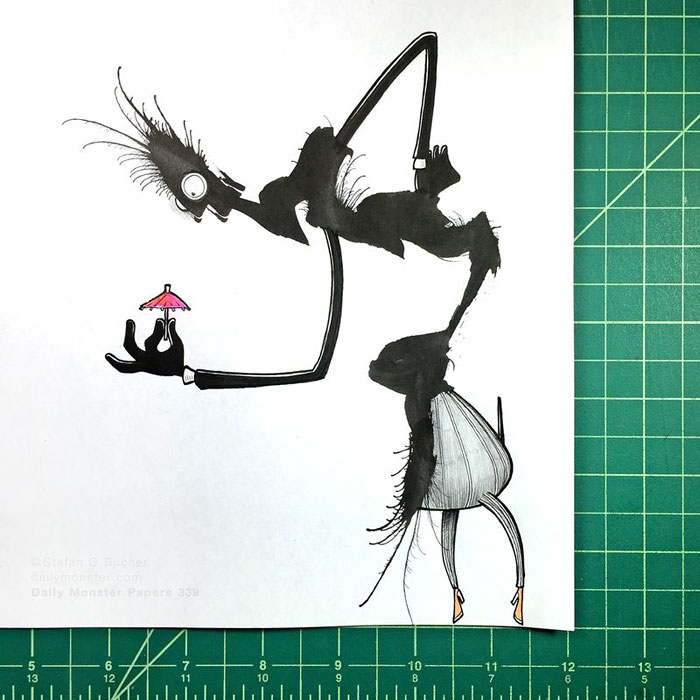 I Create Monsters Out Of Random Ink Blots I Create Monsters Out Of Random Ink Blots