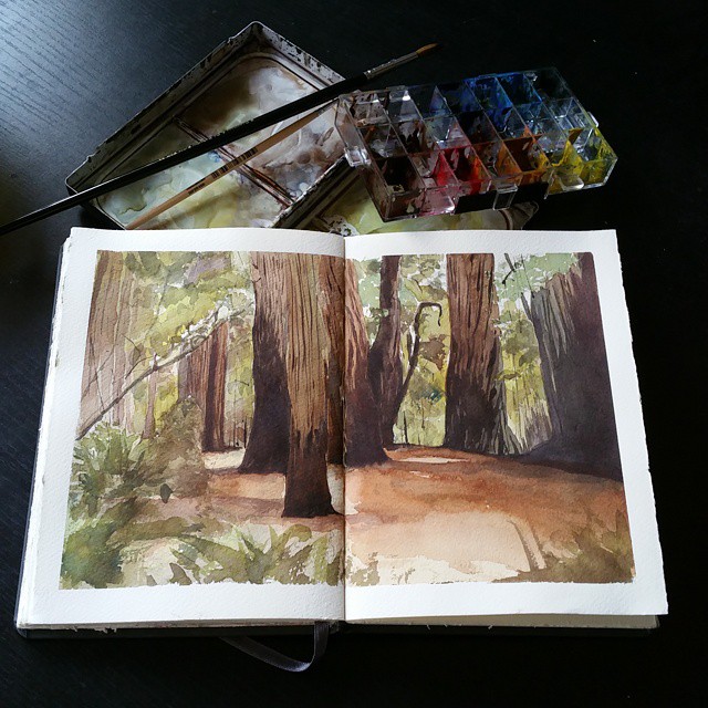 I Paint Places I Wanted To Visit On My Dream Road-Trip I Paint Places I Wanted To Visit On My Dream Road-Trip