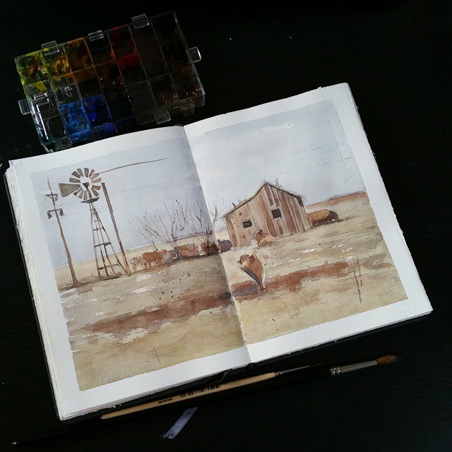 I Paint Places I Wanted To Visit On My Dream Road-Trip I Paint Places I Wanted To Visit On My Dream Road-Trip