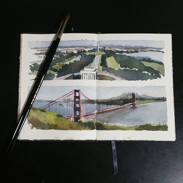 I Paint Places I Wanted To Visit On My Dream Road-Trip I Paint Places I Wanted To Visit On My Dream Road-Trip