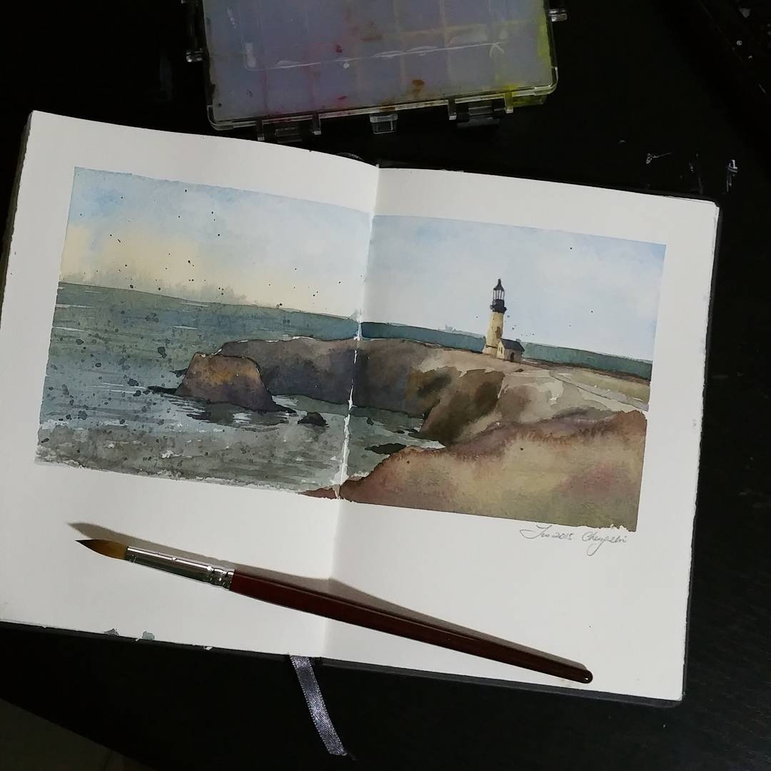 I Paint Places I Wanted To Visit On My Dream Road-Trip I Paint Places I Wanted To Visit On My Dream Road-Trip