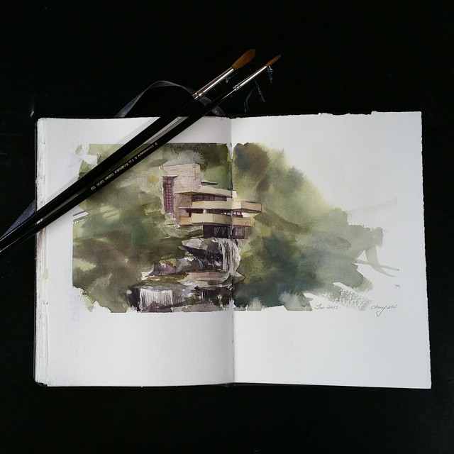 I Paint Places I Wanted To Visit On My Dream Road-Trip I Paint Places I Wanted To Visit On My Dream Road-Trip