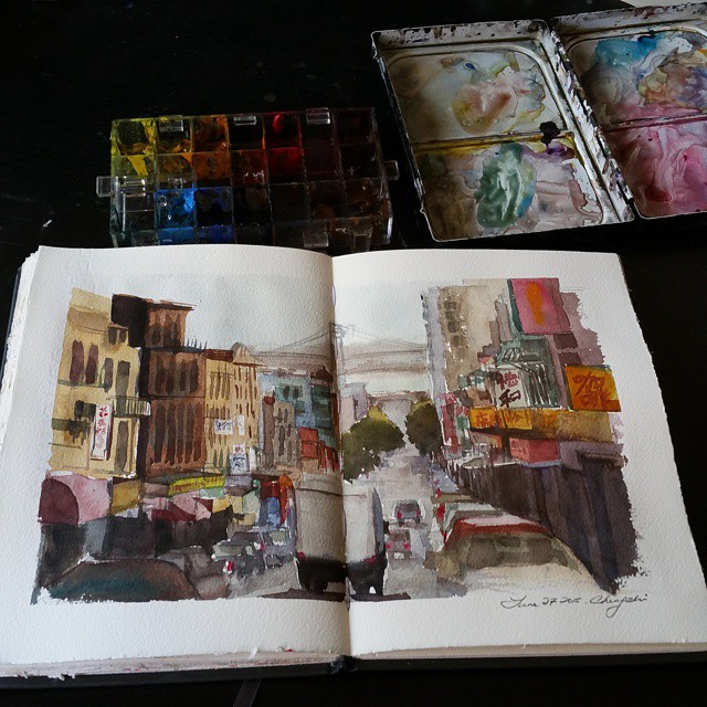 I Paint Places I Wanted To Visit On My Dream Road-Trip I Paint Places I Wanted To Visit On My Dream Road-Trip