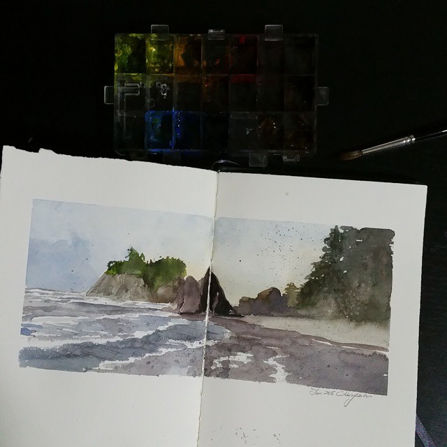 I Paint Places I Wanted To Visit On My Dream Road-Trip I Paint Places I Wanted To Visit On My Dream Road-Trip