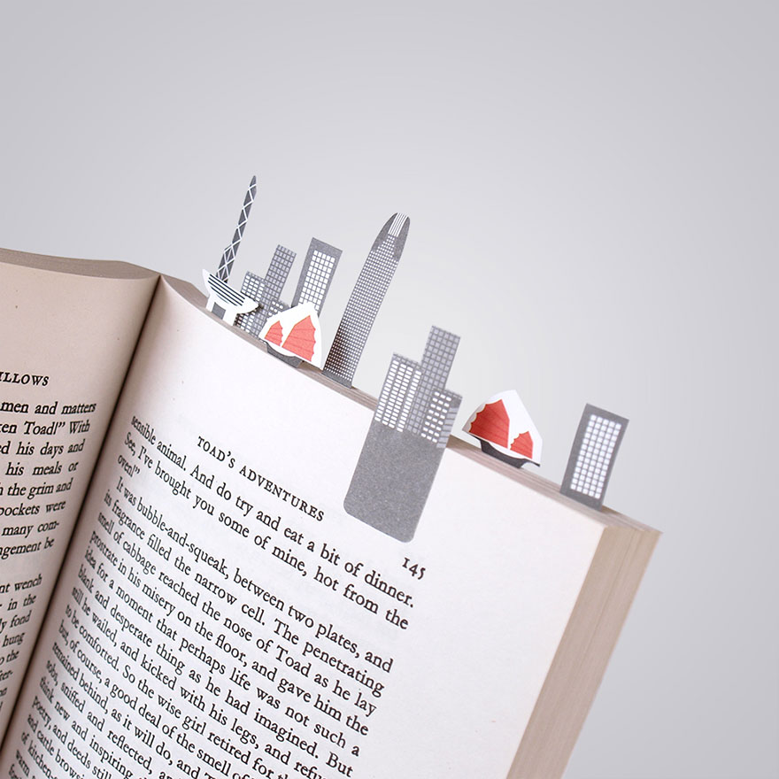 Tiny Paper Bookmarks Let You Grow Charming Miniature Worlds In Your Books Tiny Paper Bookmarks Let You Grow Charming Miniature Worlds In Your Books