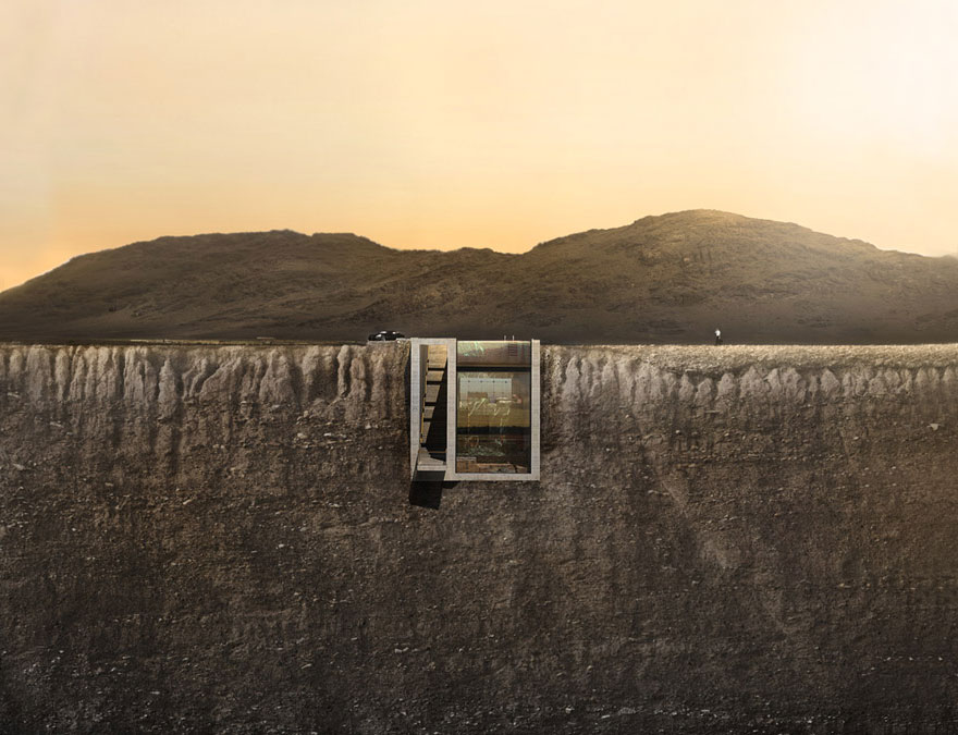 This House Hidden In A Cliff Has Amazingly Terrifying Views Of The Sea This House Hidden In A Cliff Has Amazingly Terrifying Views Of The Sea
