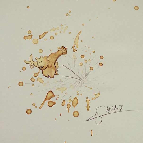 I Turn Random Coffee Stains Into Monsters I Turn Random Coffee Stains Into Monsters